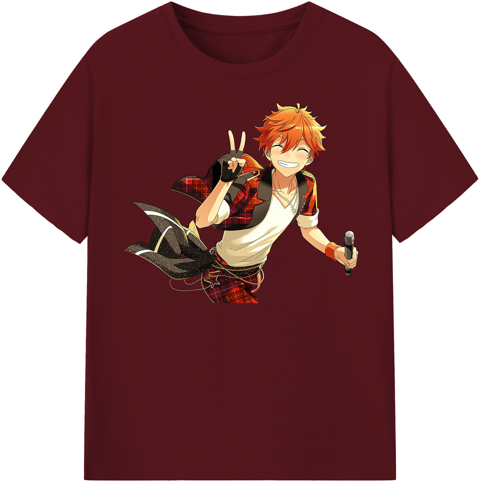 （画像用） あんさんぶるスターズ! Ensemble Stars 綿100％半袖Tシャツ（フロントプリント）